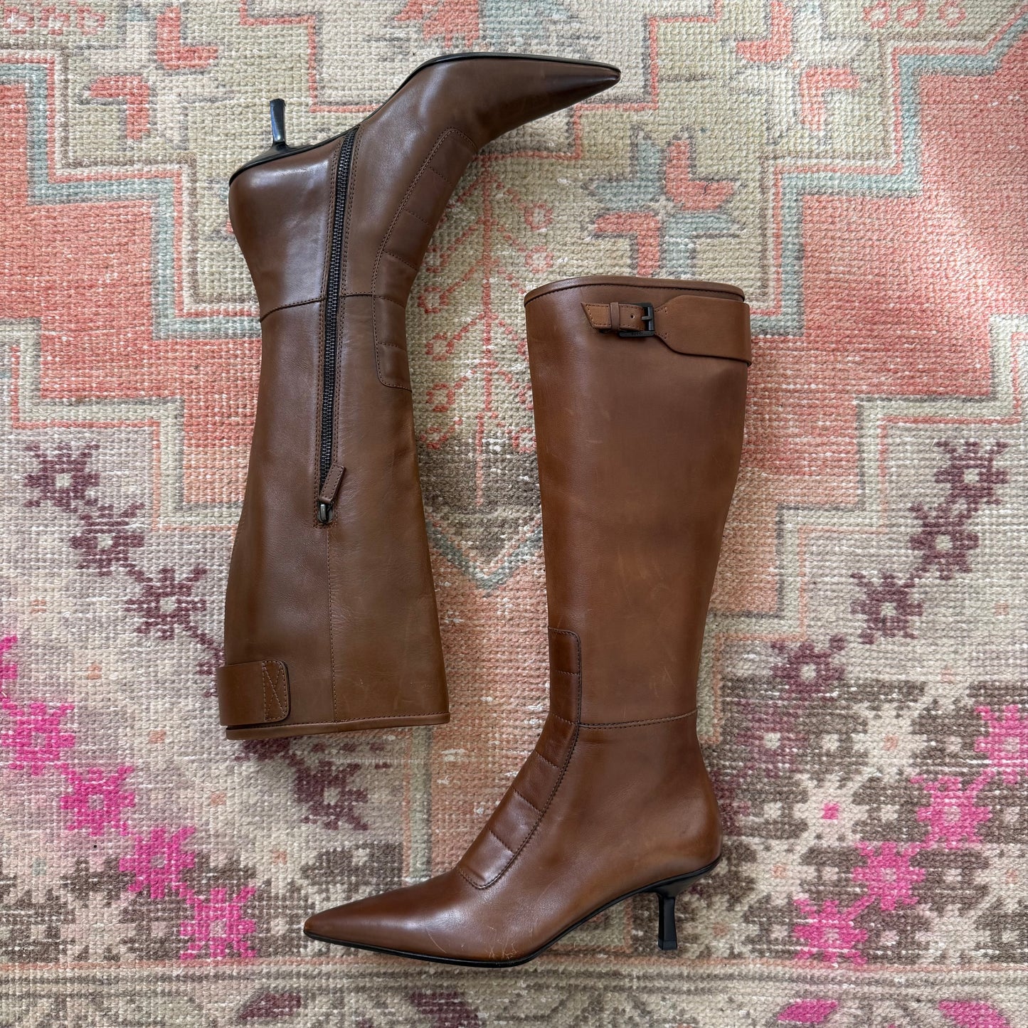 F/W2000 Tom Ford Gucci Cognac Boots - US 7