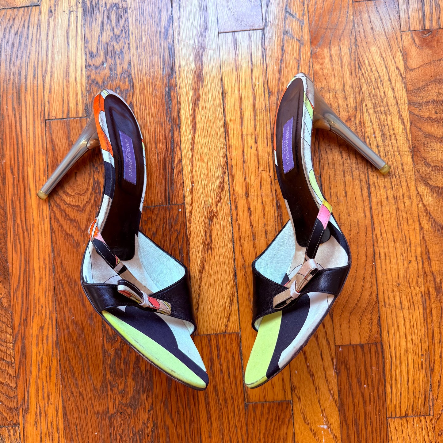 00s Pucci Rhinestone Bow Sandals - US 7.5