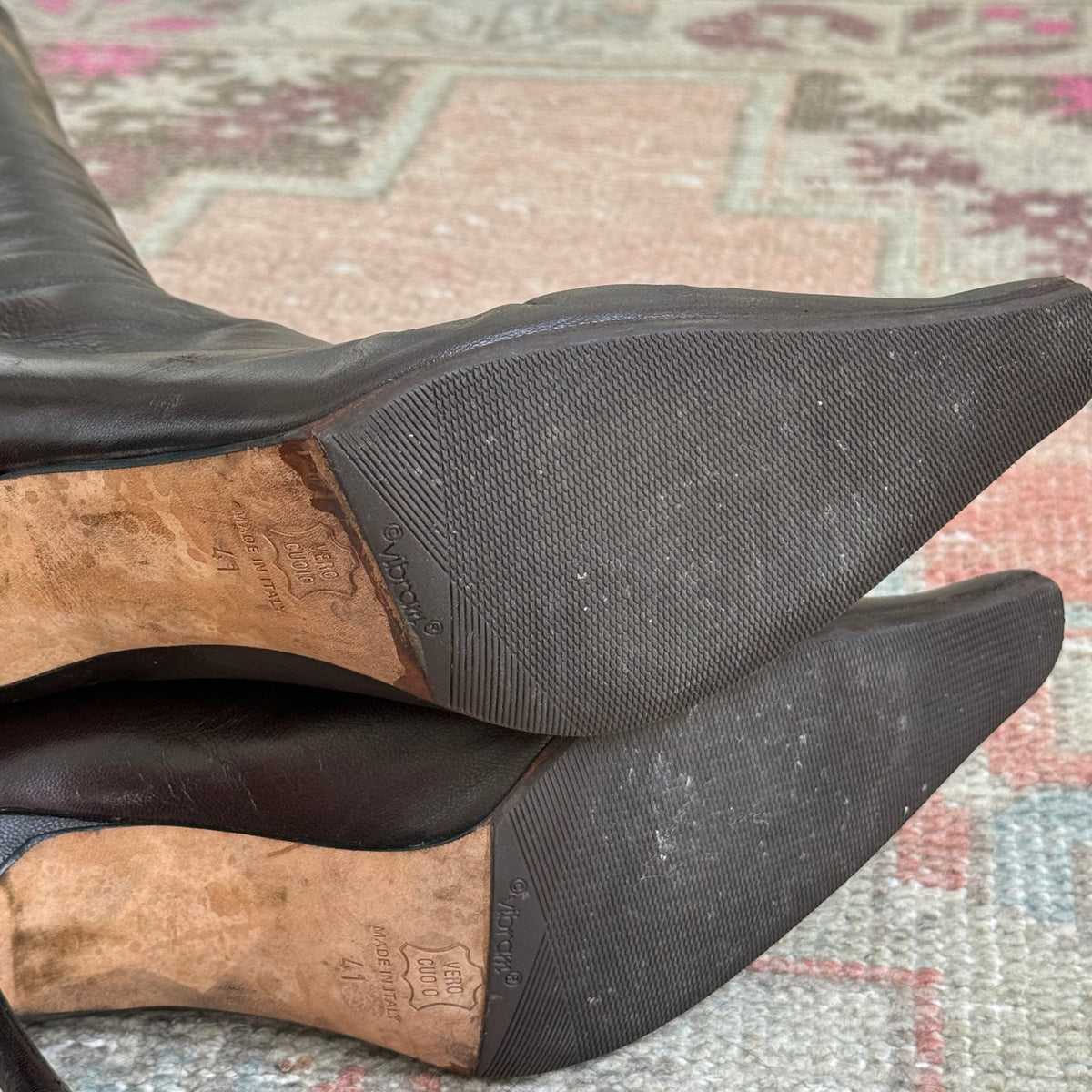 Y2K Jimmy Choo Chocolate Brown Kidd Boots - US 10-10.5