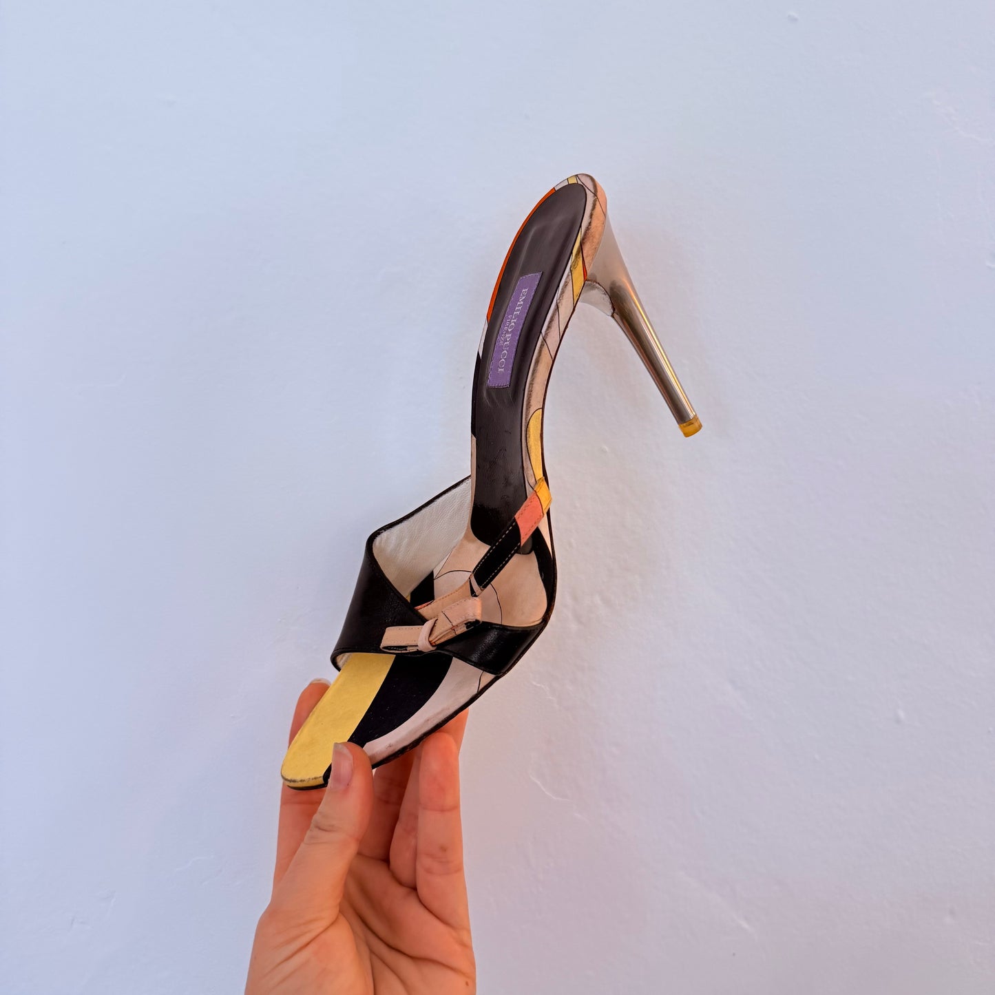 00s Pucci Rhinestone Bow Sandals - US 7.5