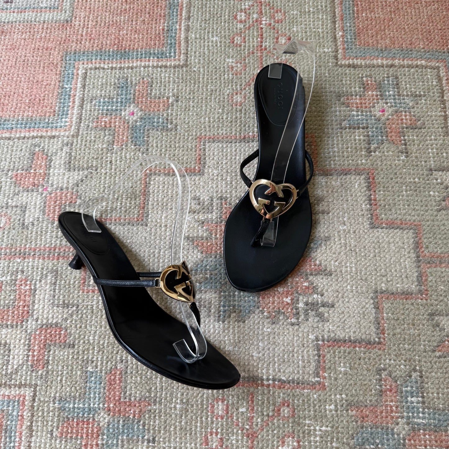 S/S2002 Tom Ford Gucci Heart Sandals - US 8-8.5