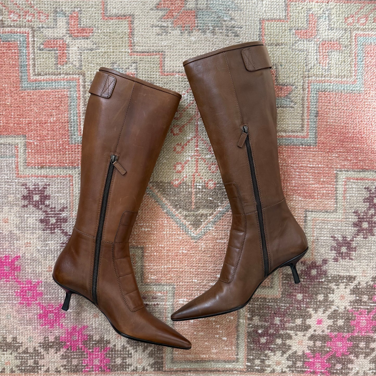 F/W2000 Tom Ford Gucci Cognac Boots - US 7