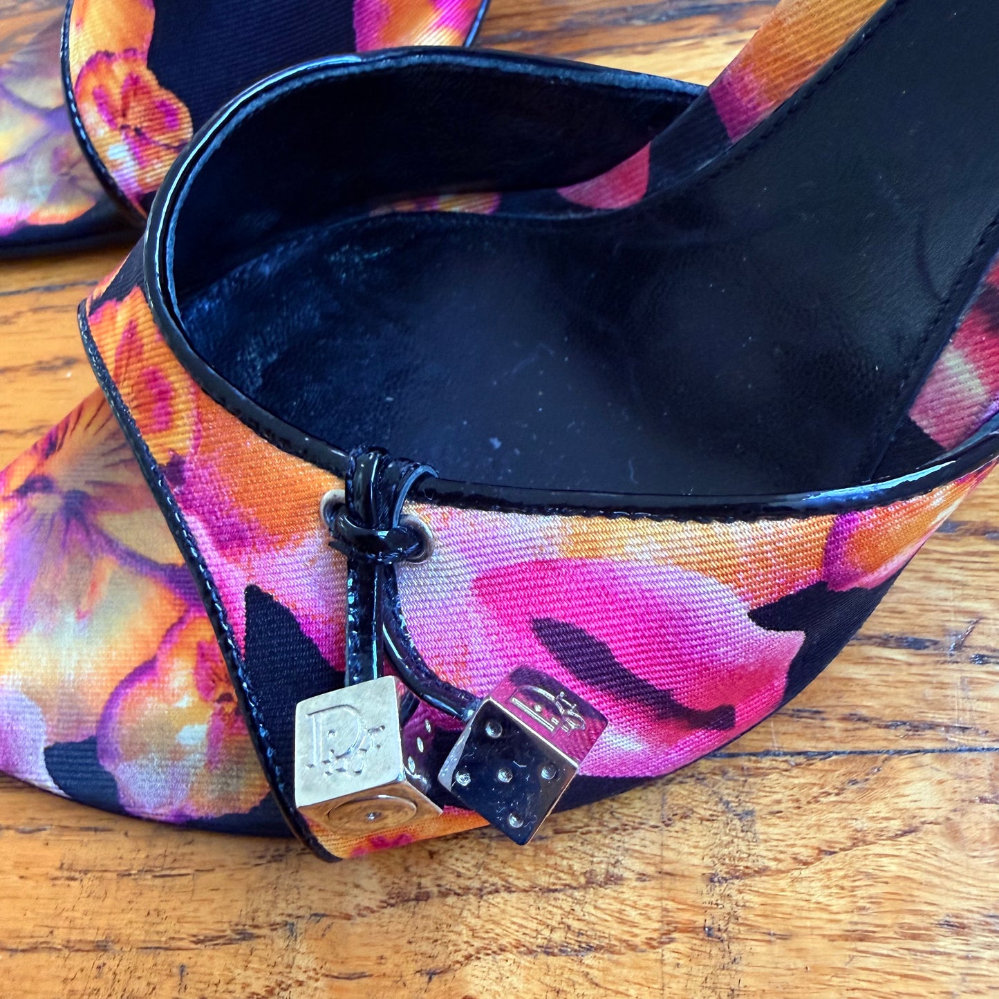 S/S2006 Galliano Dior Lip Dice Mules - US 8