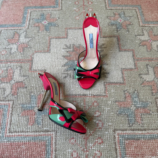 S/S2012 Prada Hot Rod Mules - US 6.5
