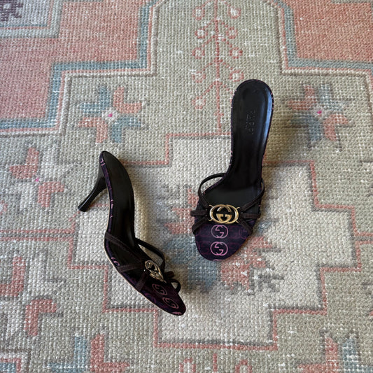 2004 Tom Ford Gucci Double G Sandals - US 6.5-7