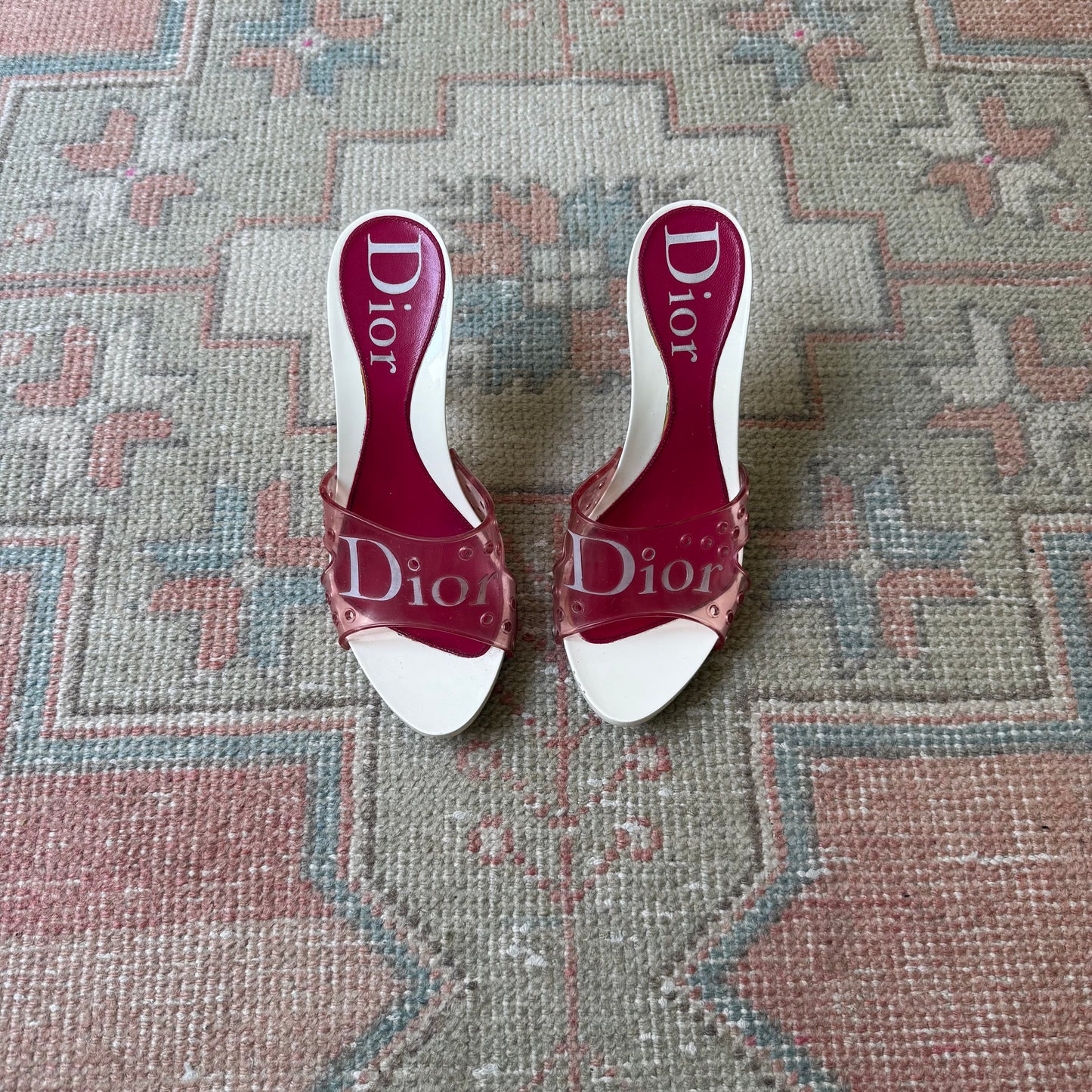 S/S2004 Galliano Dior Jelly Mules - US 7.5