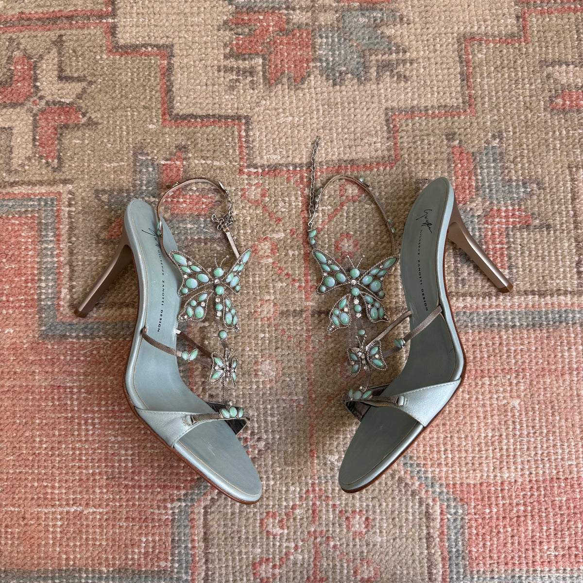 S/S2001 Giuseppe Zanotti Butterfly Sandals - US 8
