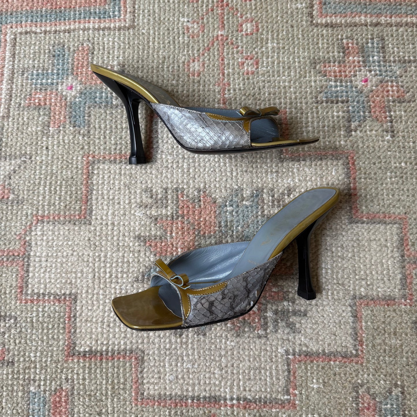 S/S2000 Prada Bow Mules - US 6.5
