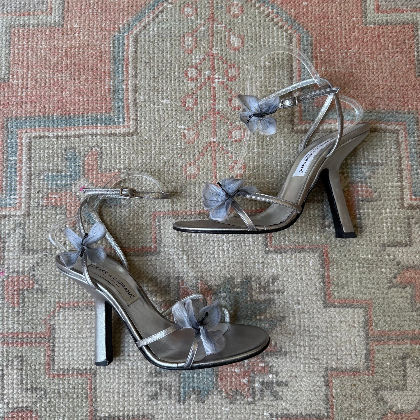 S/S1998 Dolce & Gabbana Butterfly Sandals - US 9