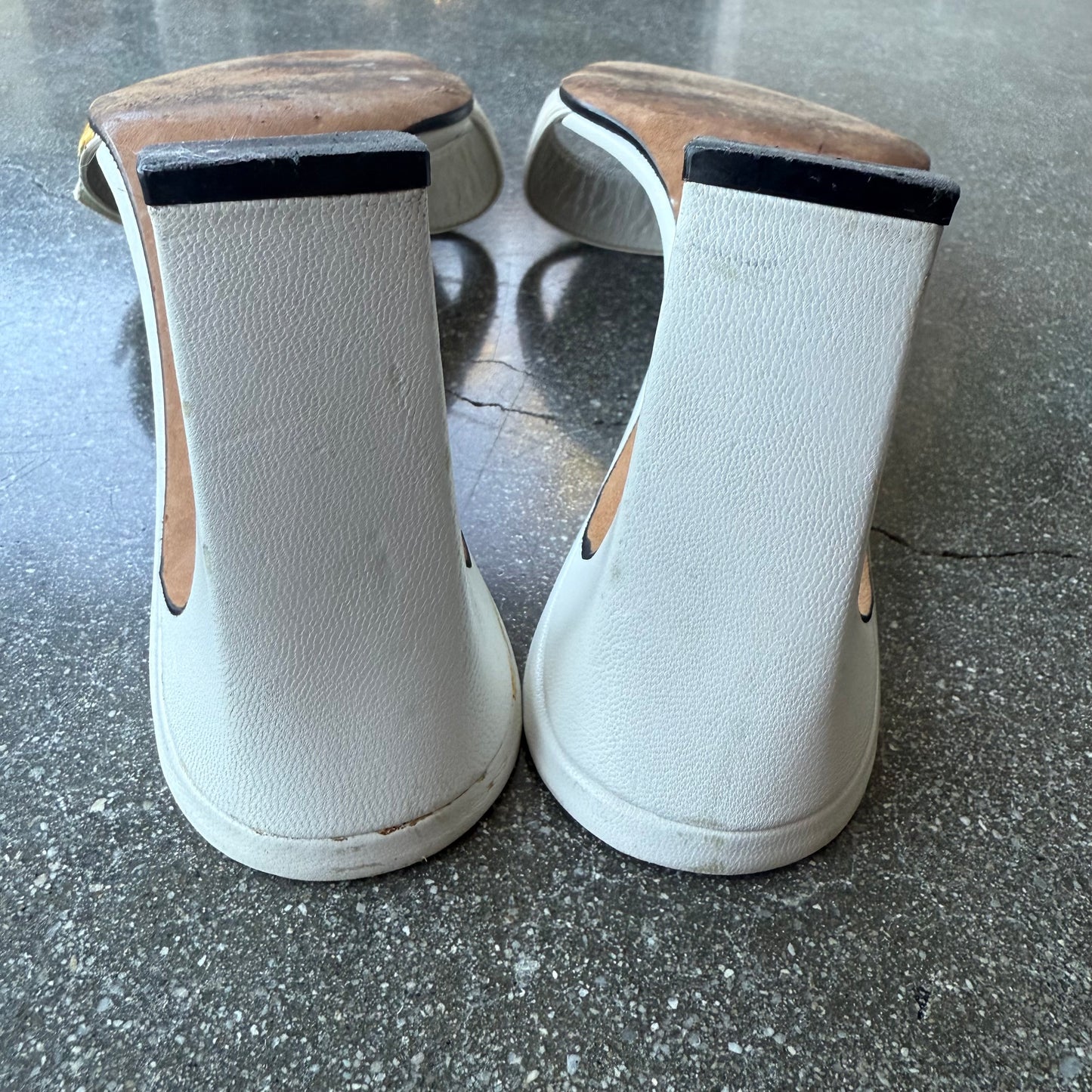 SS05 Galliano Dior Citrus Lock & Key Mules - US 11.5-12