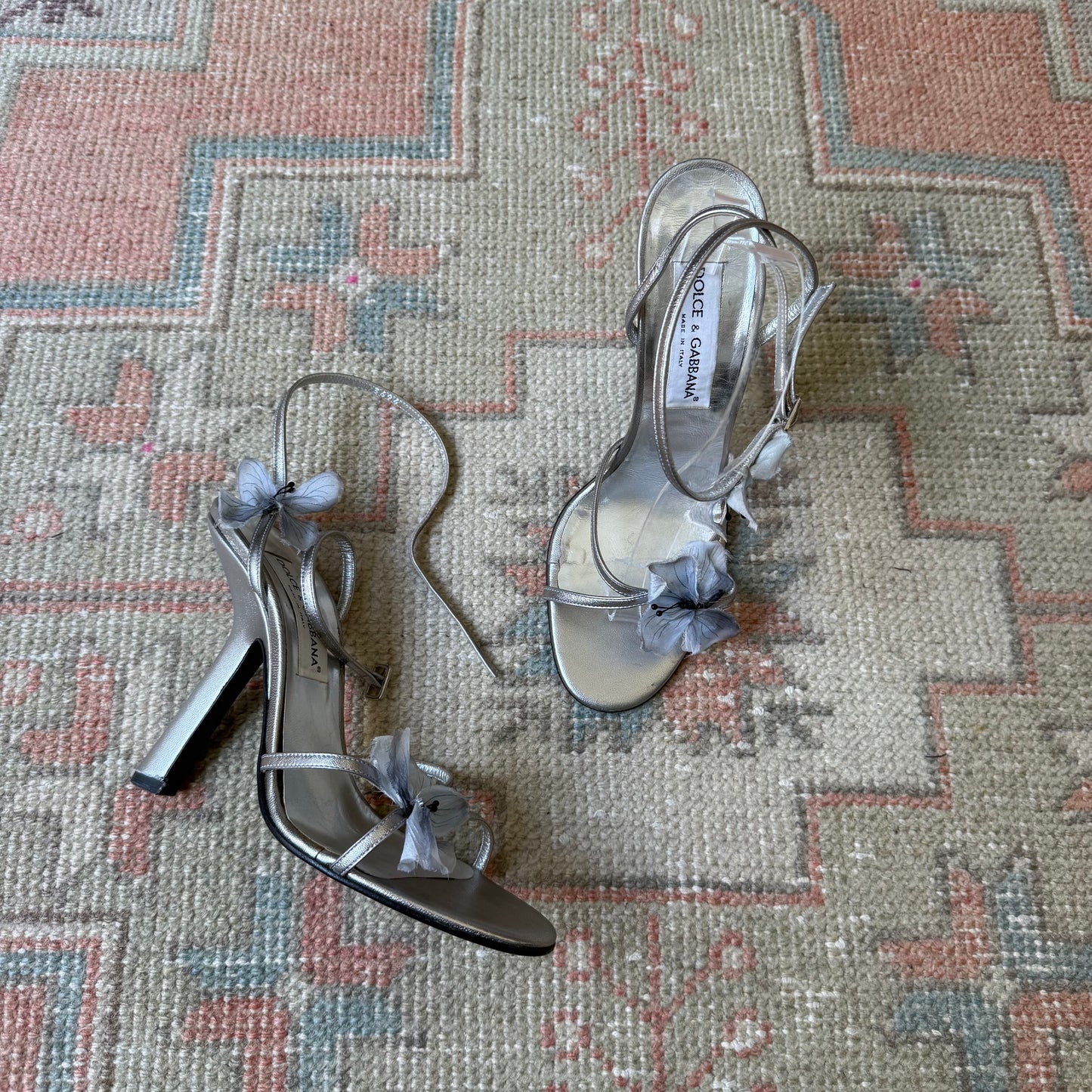 S/S1998 Dolce & Gabbana Butterfly Sandals - US 9
