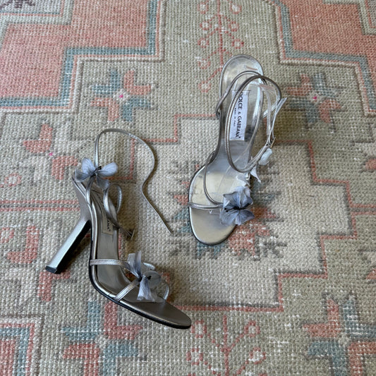 S/S1998 Dolce & Gabbana Butterfly Sandals - US 9