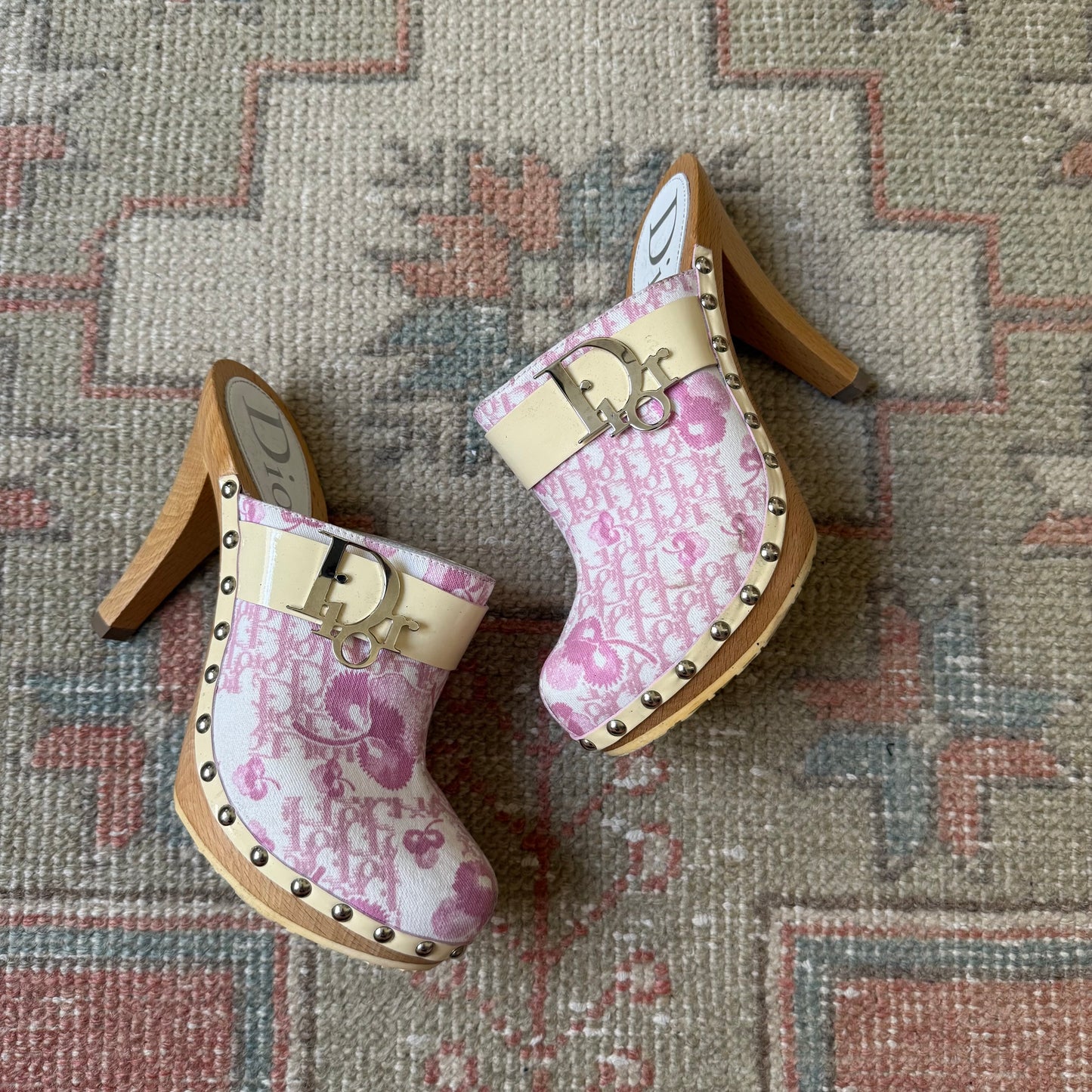 S/S2004 Galliano Dior Girly Clogs - US 6.5