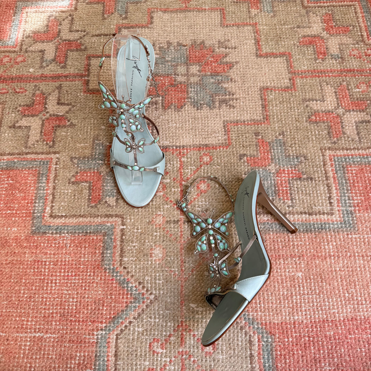 S/S2001 Giuseppe Zanotti Butterfly Sandals - US 8