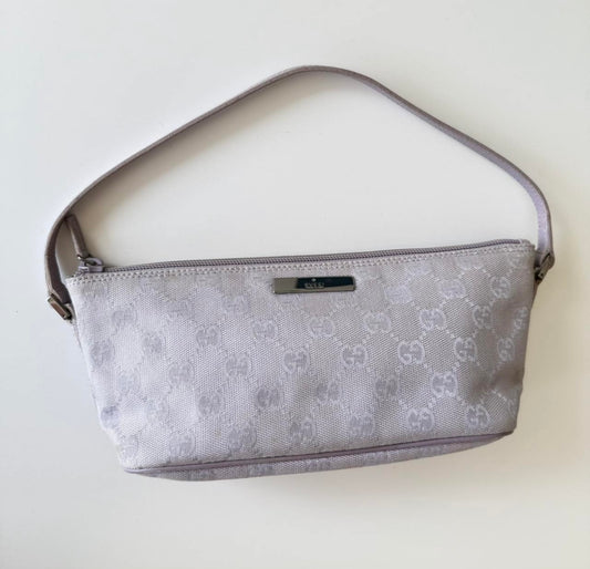 00s Tom Ford Gucci Purple Canvas Pochette