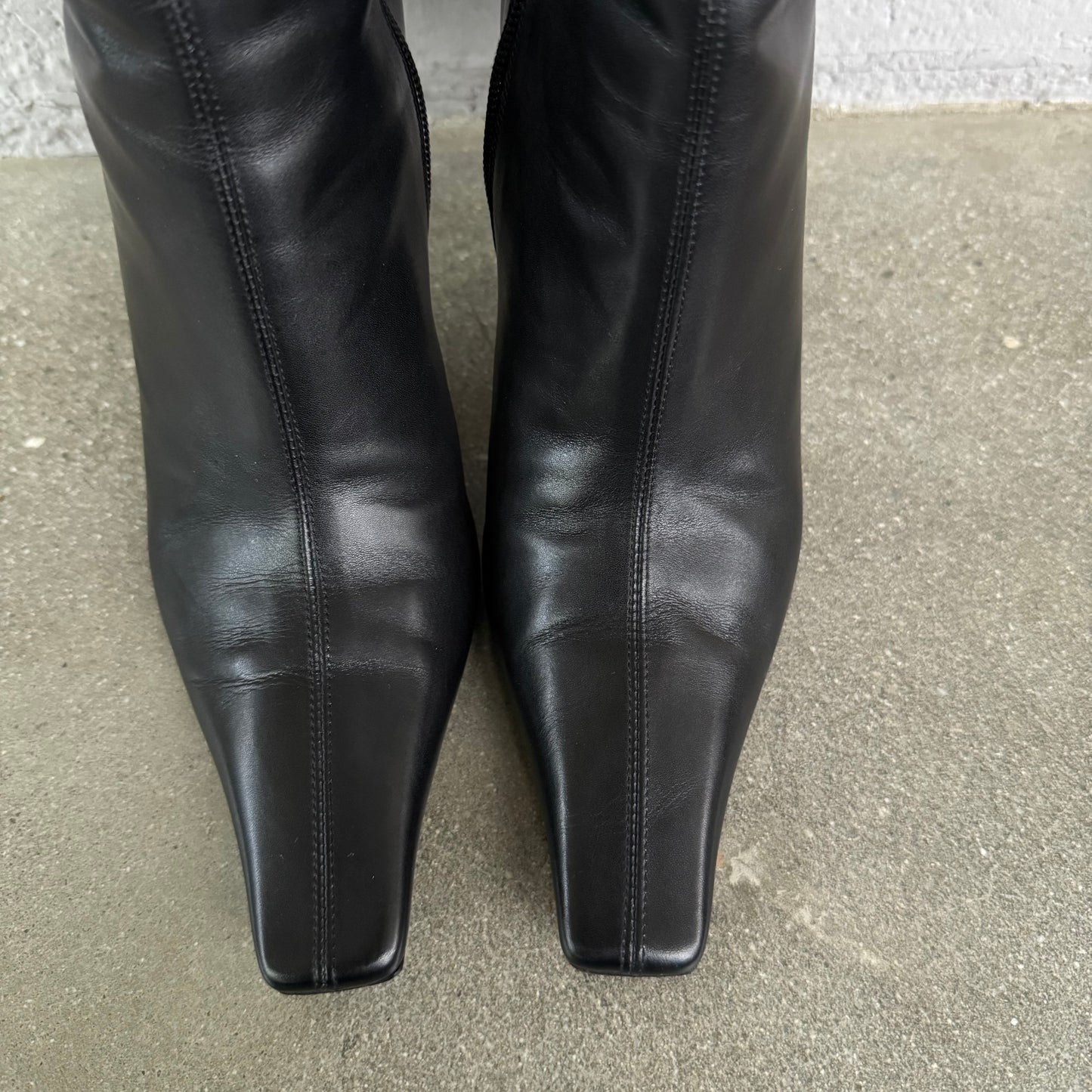 Tom Ford Gucci Black Leather “G” Boots - US 7