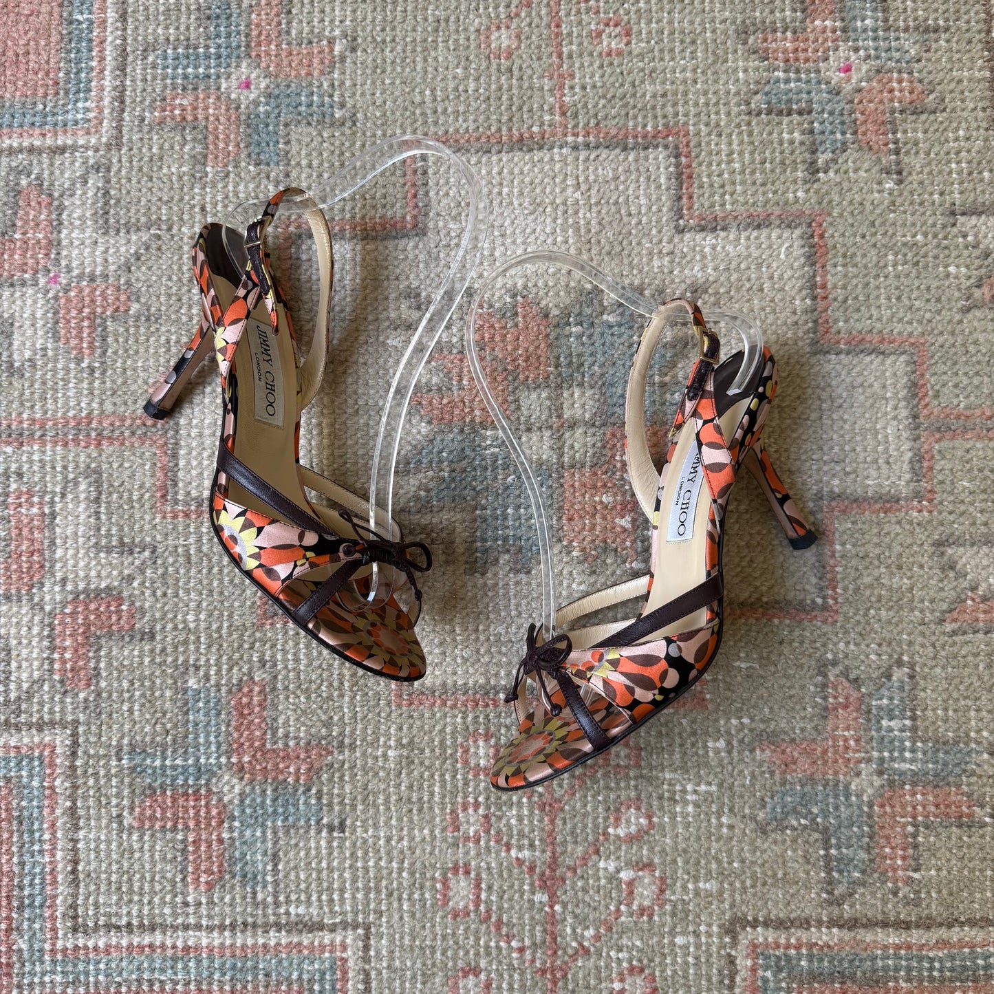 Y2K Jimmy Choo Bow Sandals - US 7