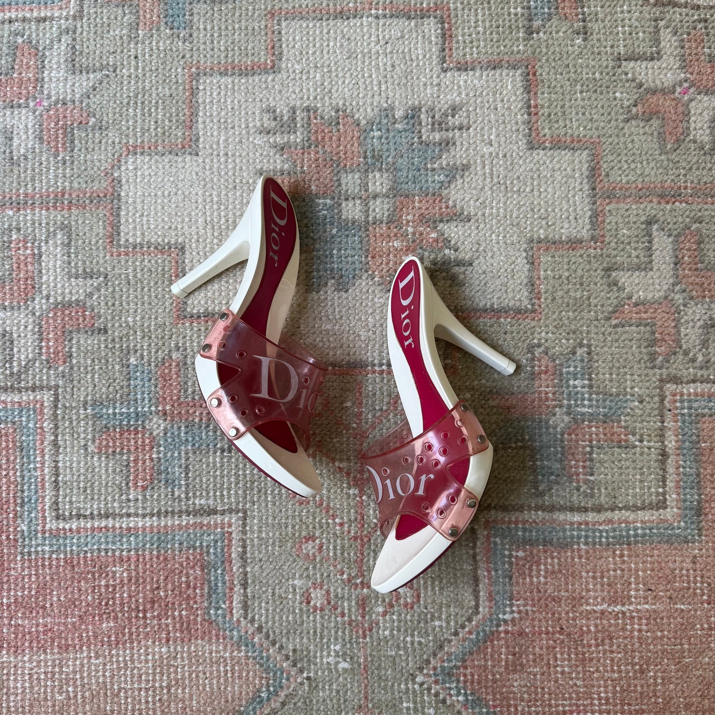 S/S2004 Galliano Dior Jelly Mules - US 7.5