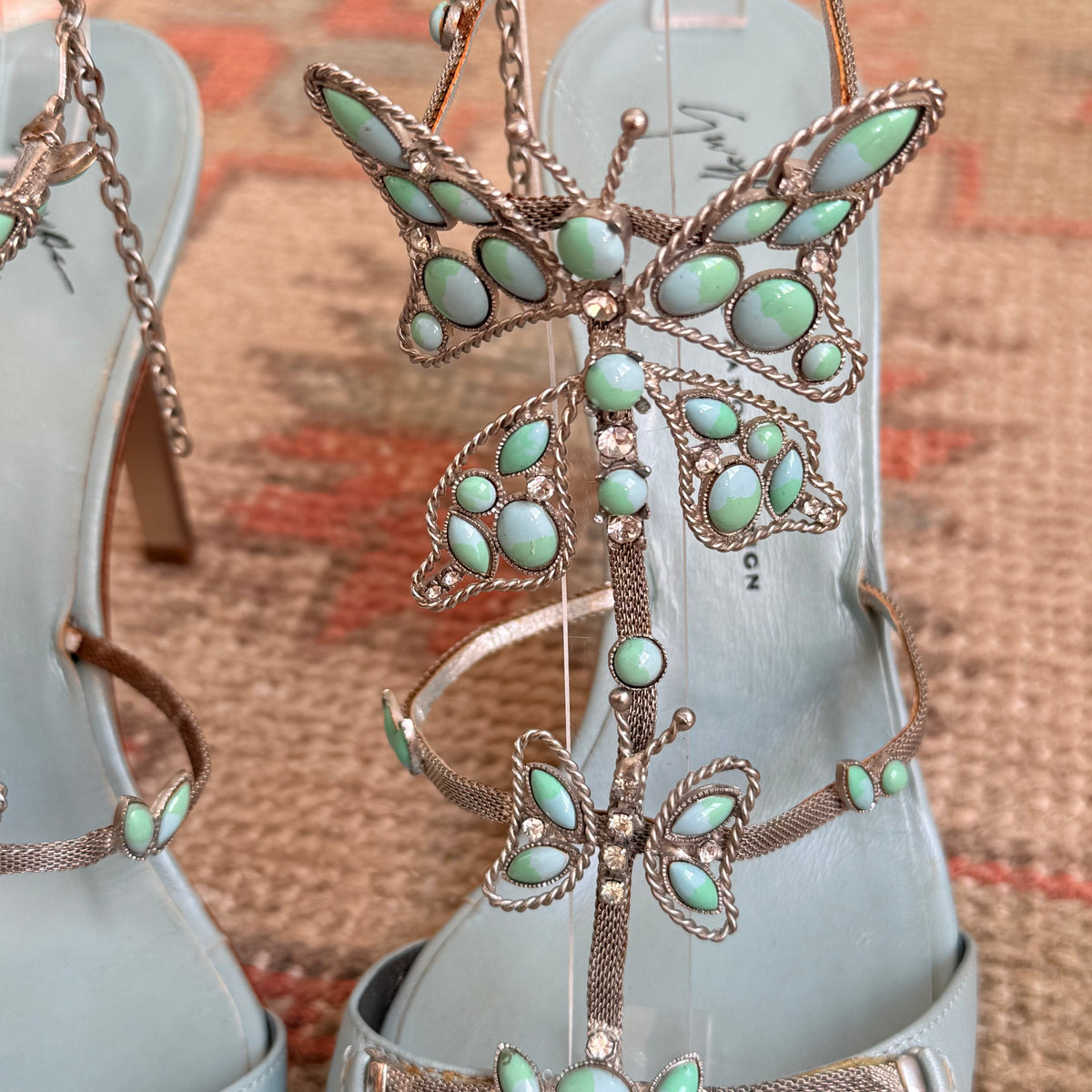 S/S2001 Giuseppe Zanotti Butterfly Sandals - US 8