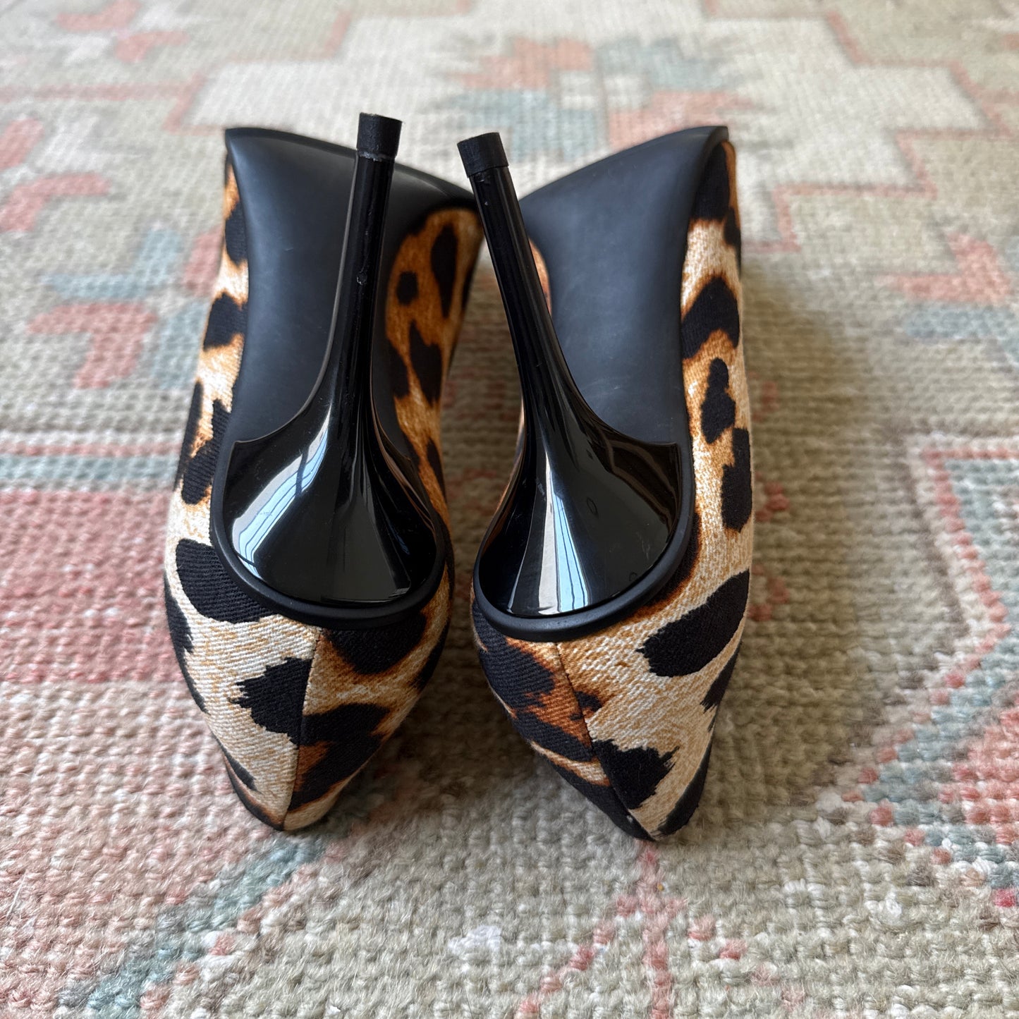 F/W2004 Galliano “I Love Dior” Leopard Pumps - US 7