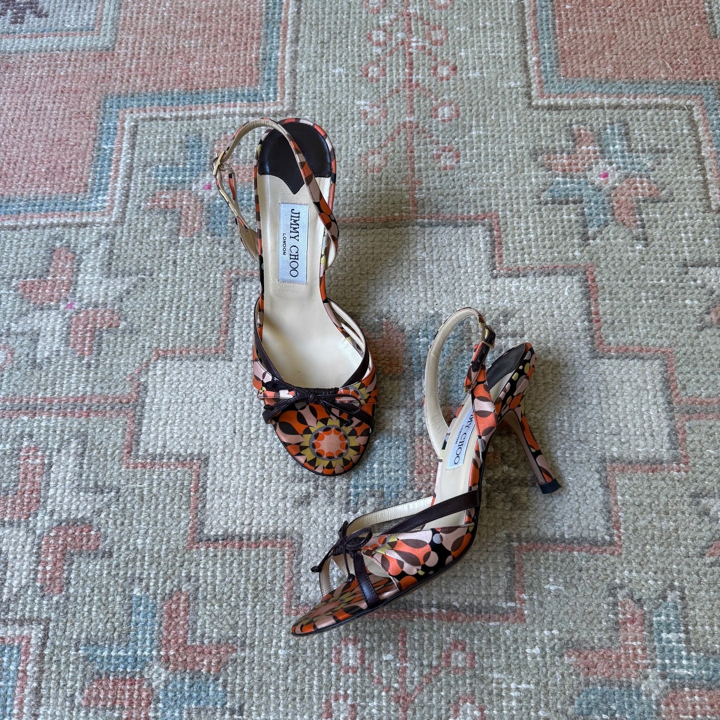 Y2K Jimmy Choo Bow Sandals - US 7