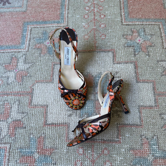 Y2K Jimmy Choo Bow Sandals - US 7