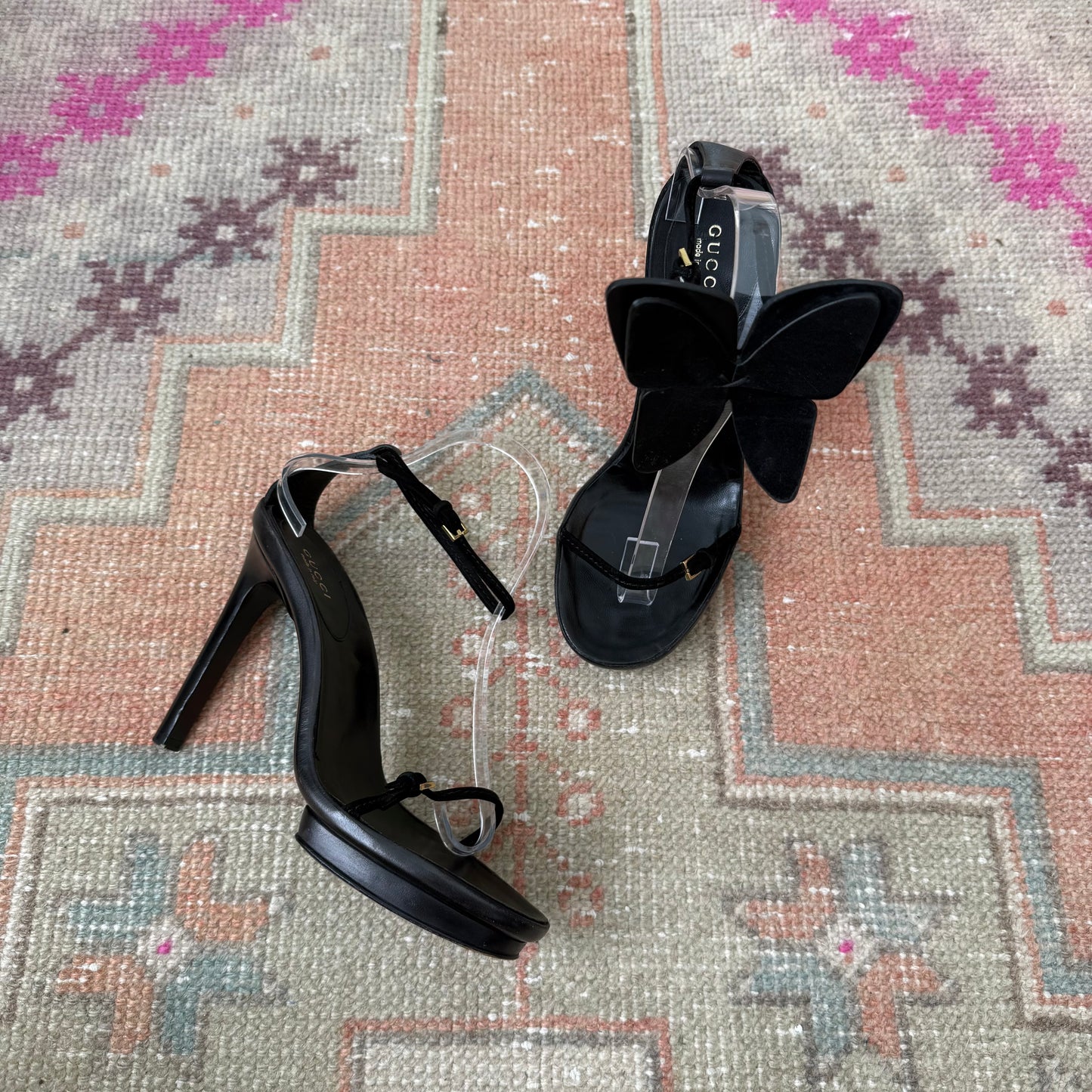 S/S2002 Tom Ford Gucci Butterfly Sandals - US 7.5