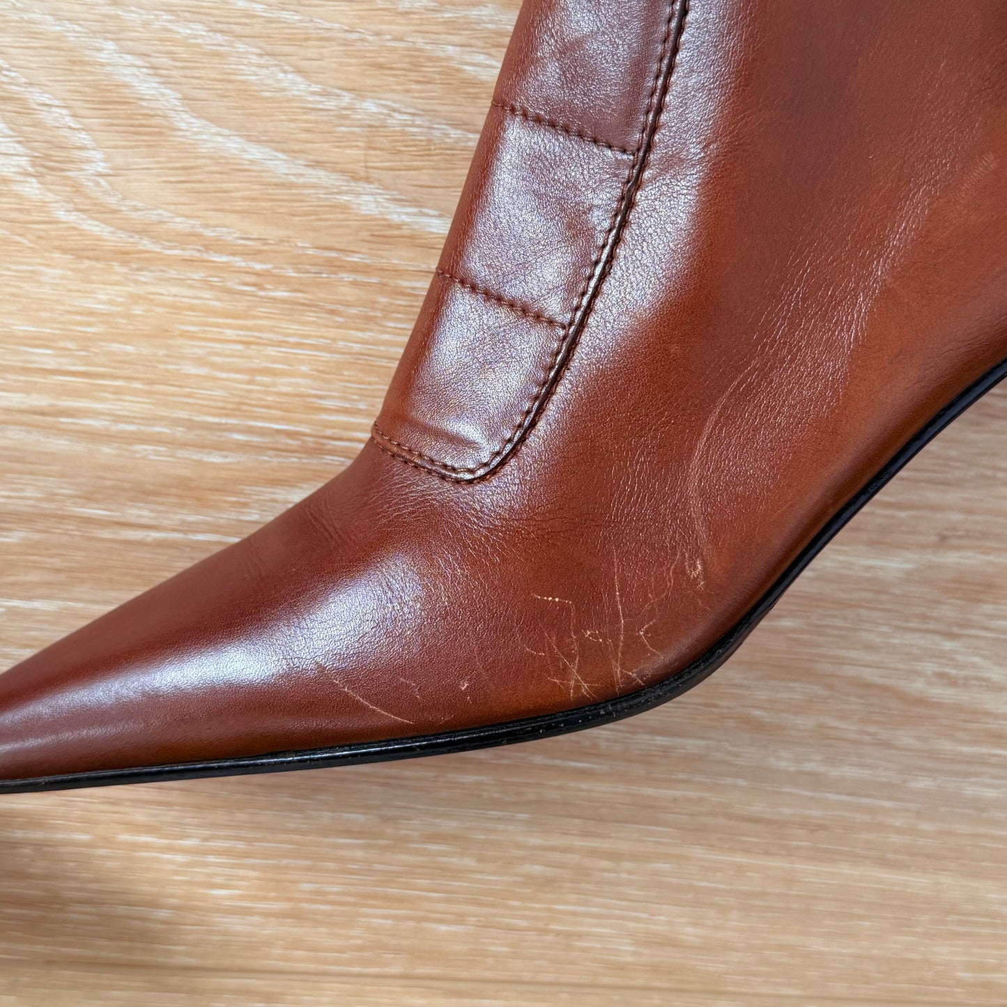 F/W2000 Tom Ford Gucci Cognac Boots - US 7