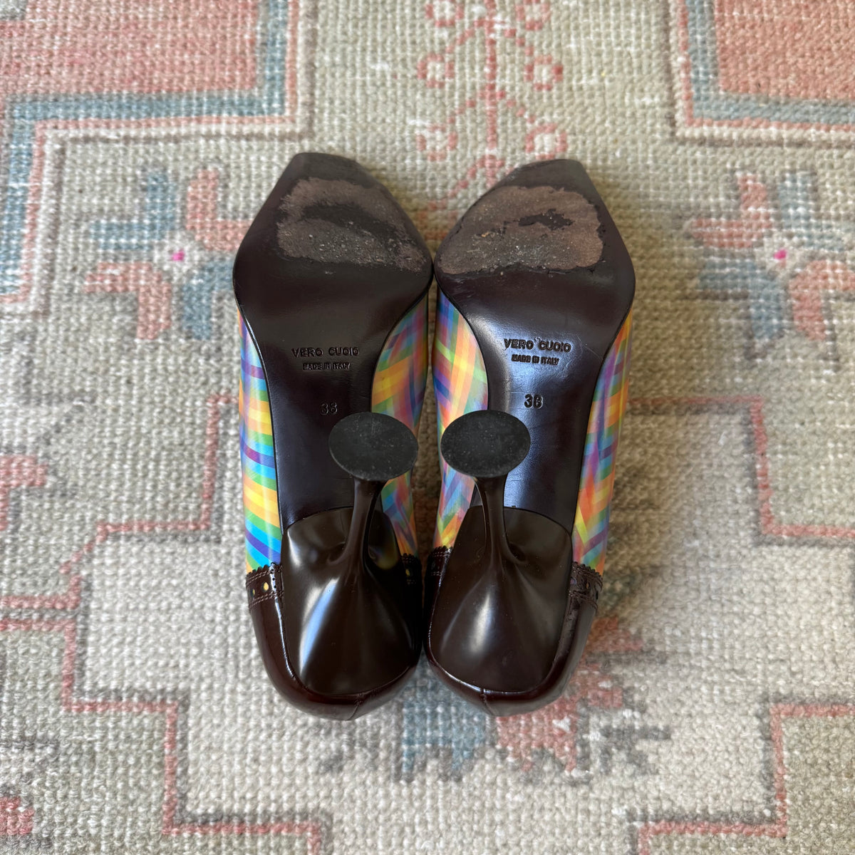 F/W1999 miu miu Holographic Pumps - US 7.5-8