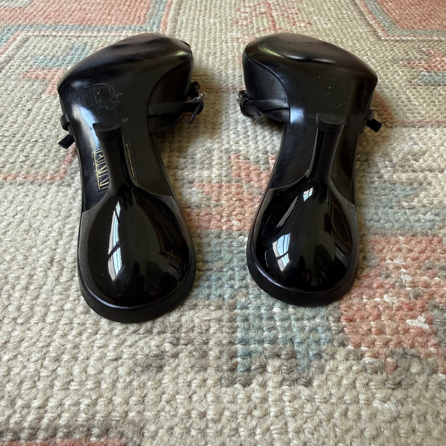 F/W2004 Galliano Dior Bondage Mules - US 7.5