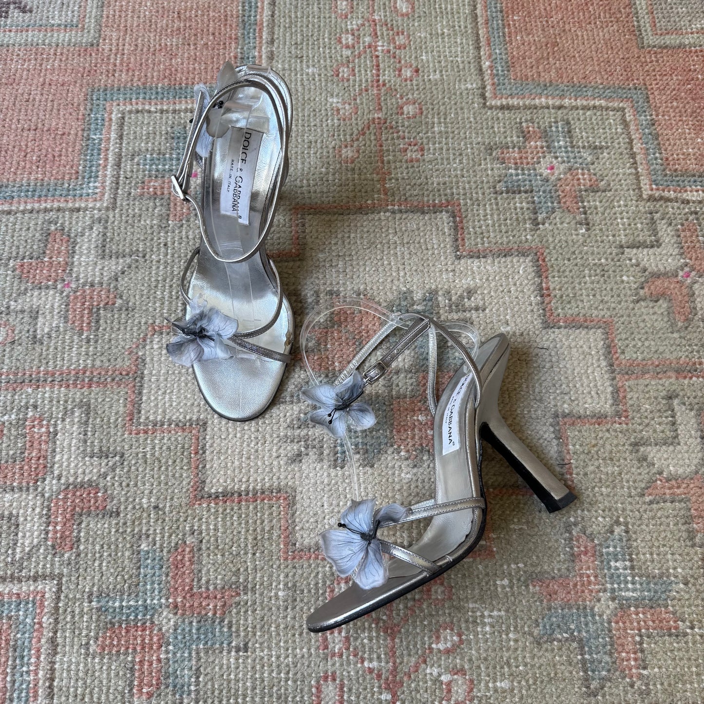 S/S1998 Dolce & Gabbana Butterfly Sandals - US 9