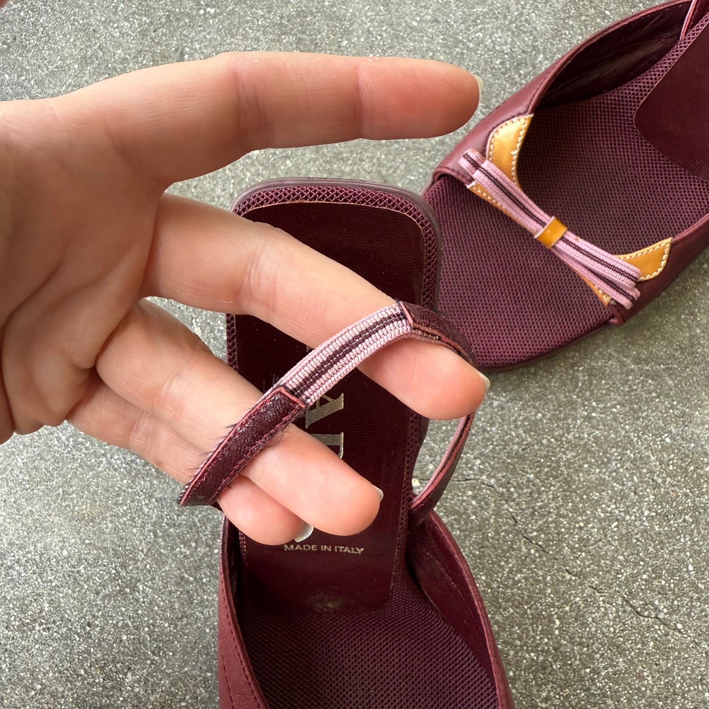 S/S2000 Prada Bow Slingback Sandals - US 7.5