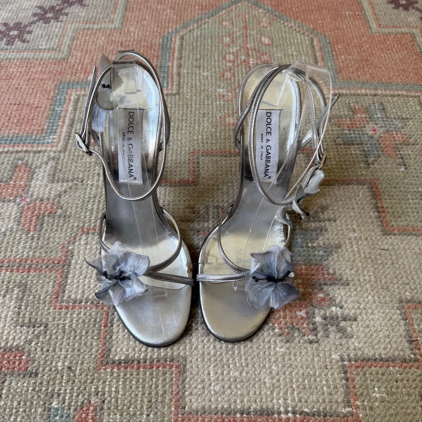 S/S1998 Dolce & Gabbana Butterfly Sandals - US 9