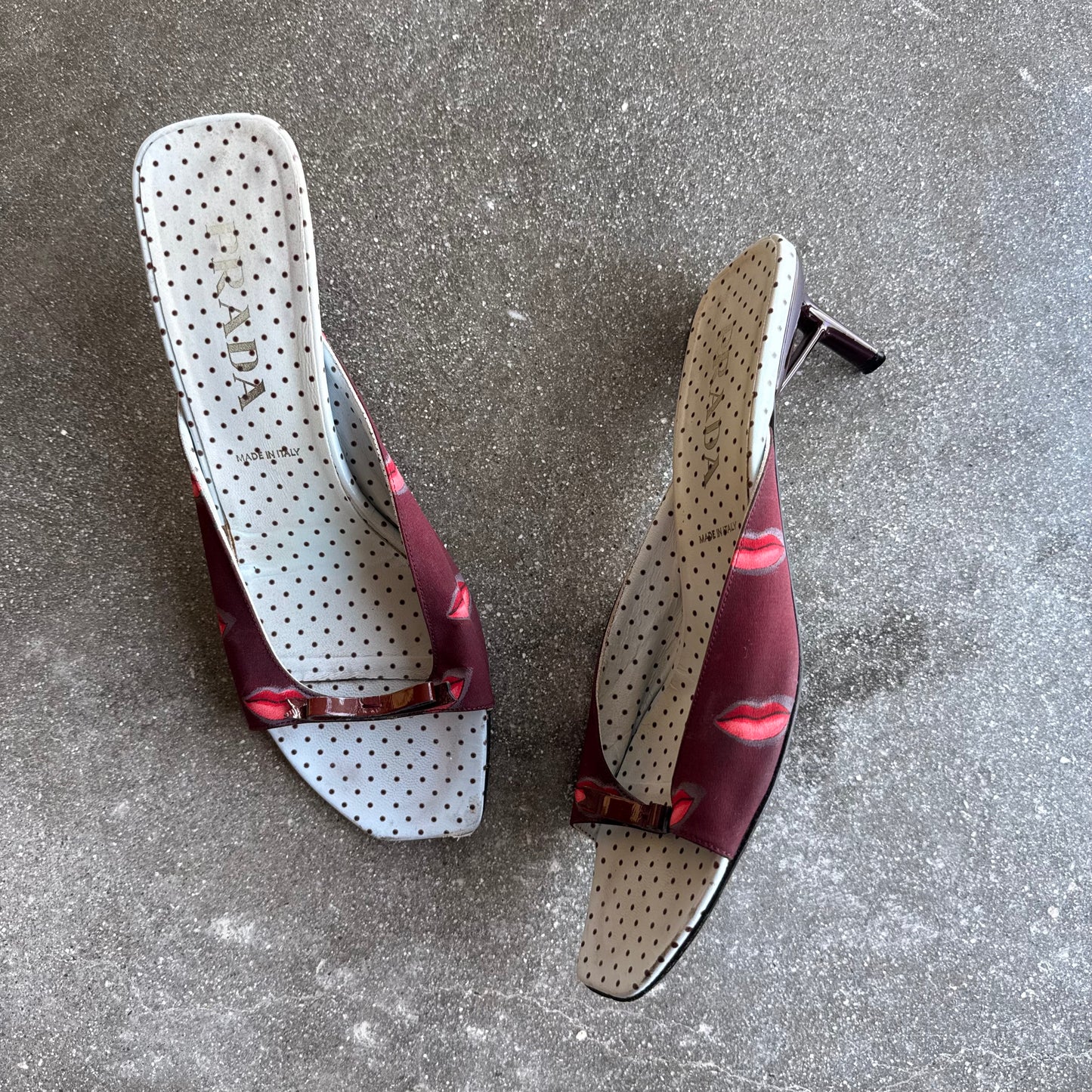 S/S2000 Prada Kiss Mules - US 9.5