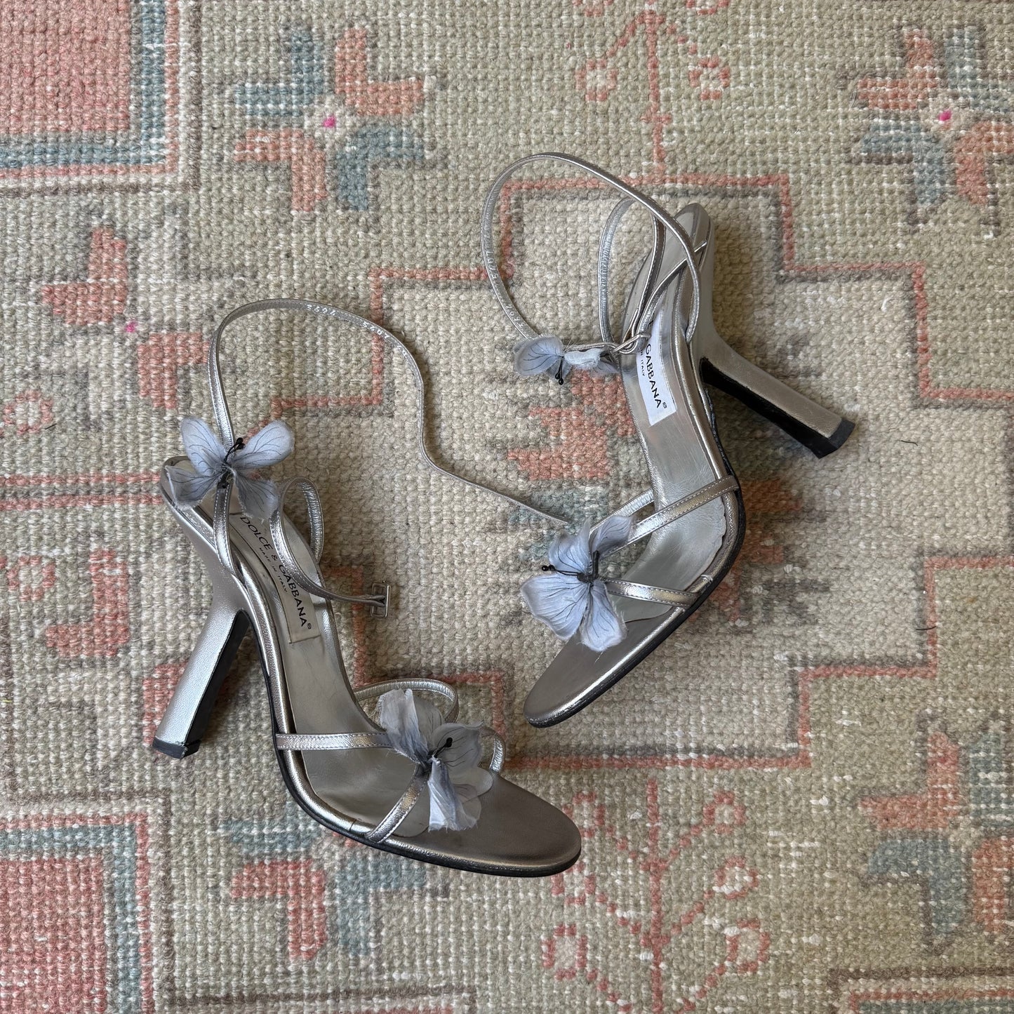 S/S1998 Dolce & Gabbana Butterfly Sandals - US 9