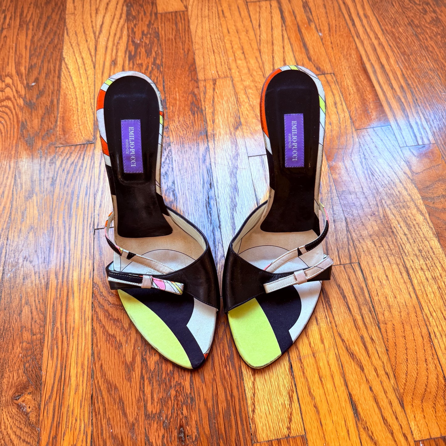 00s Pucci Rhinestone Bow Sandals - US 7.5