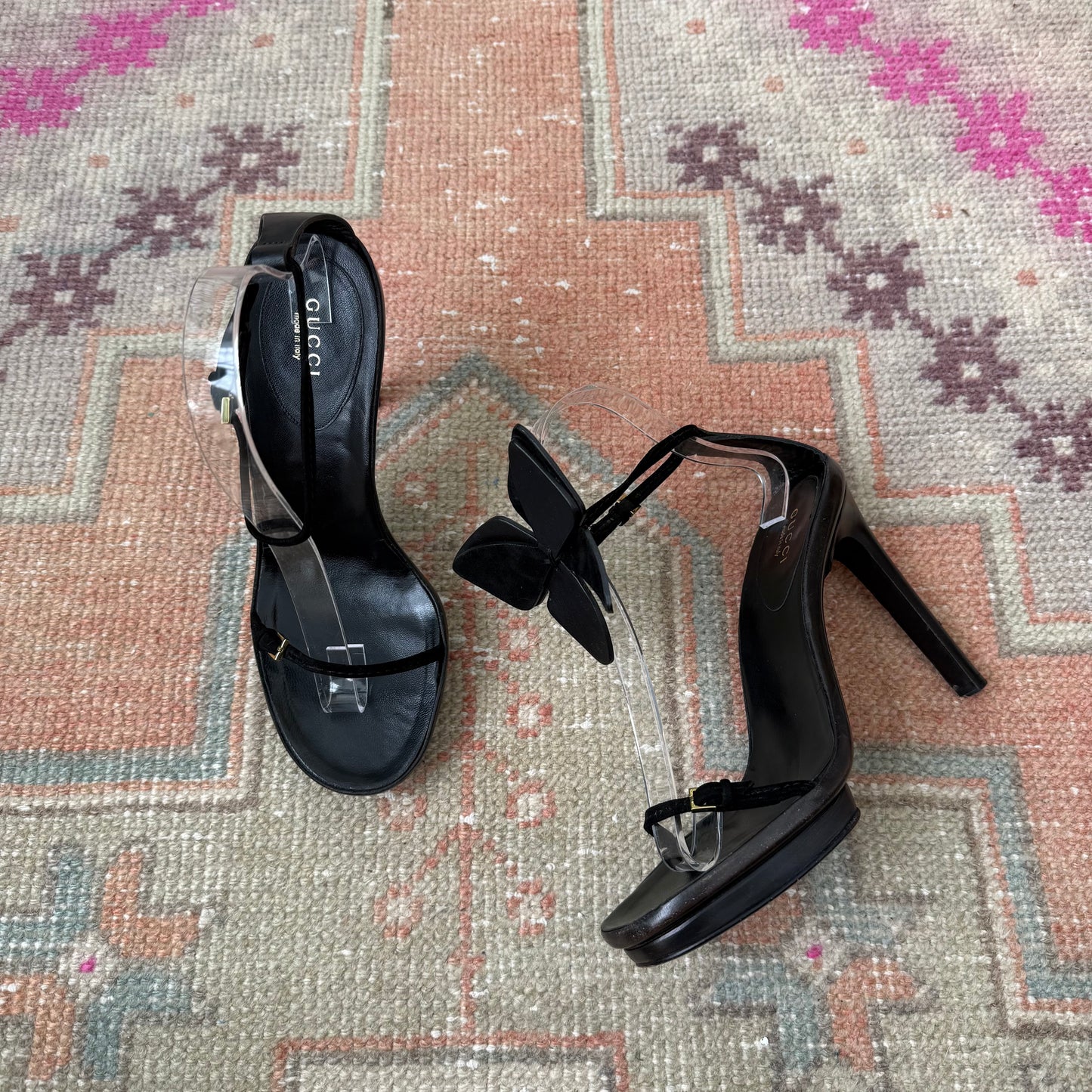 S/S2002 Tom Ford Gucci Butterfly Sandals - US 7.5