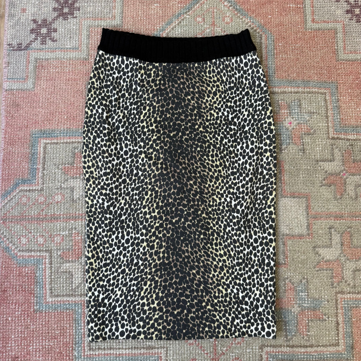 Y2K D&G Cheetah Cardigan & Skirt Set - US S-M