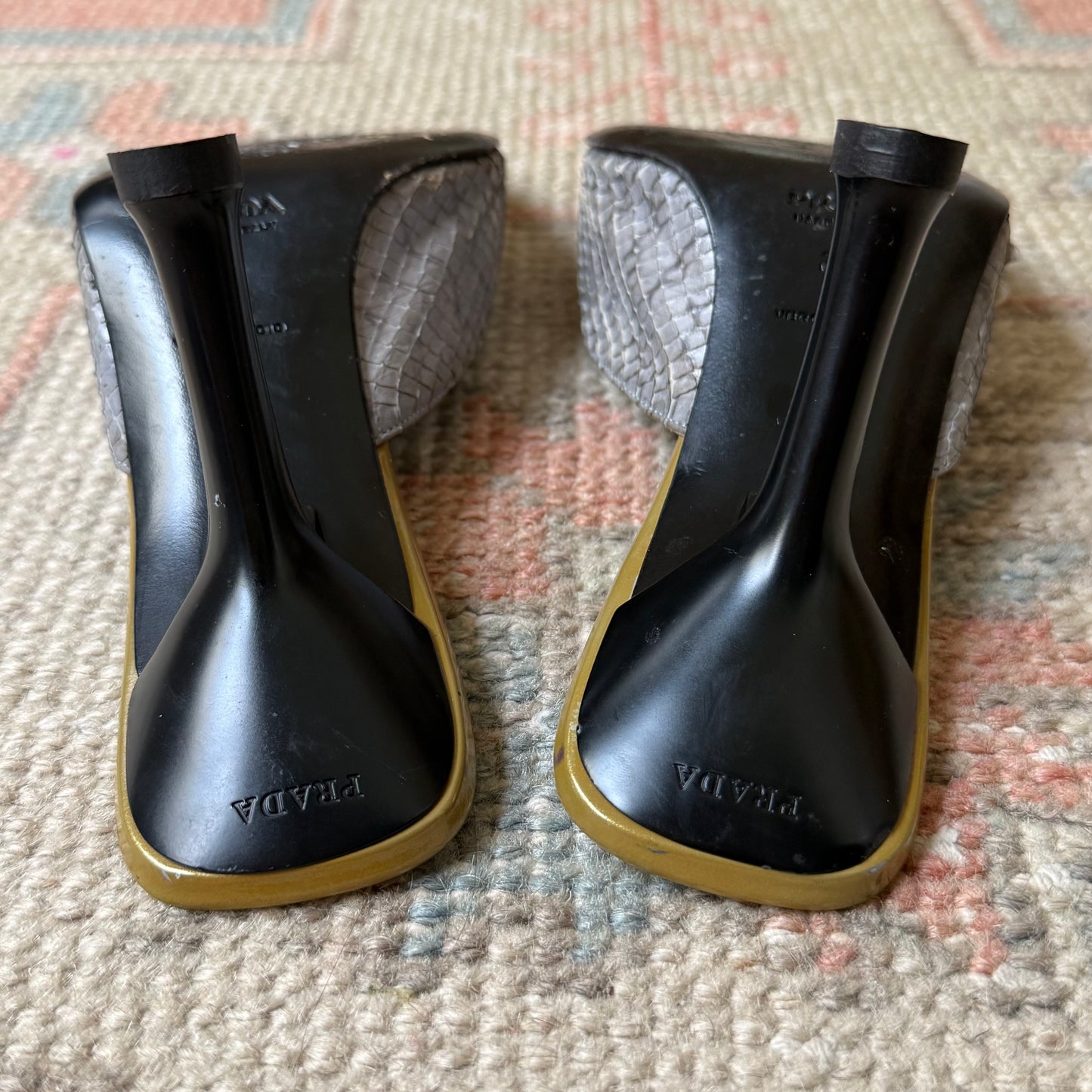 S/S2000 Prada Bow Mules - US 6.5