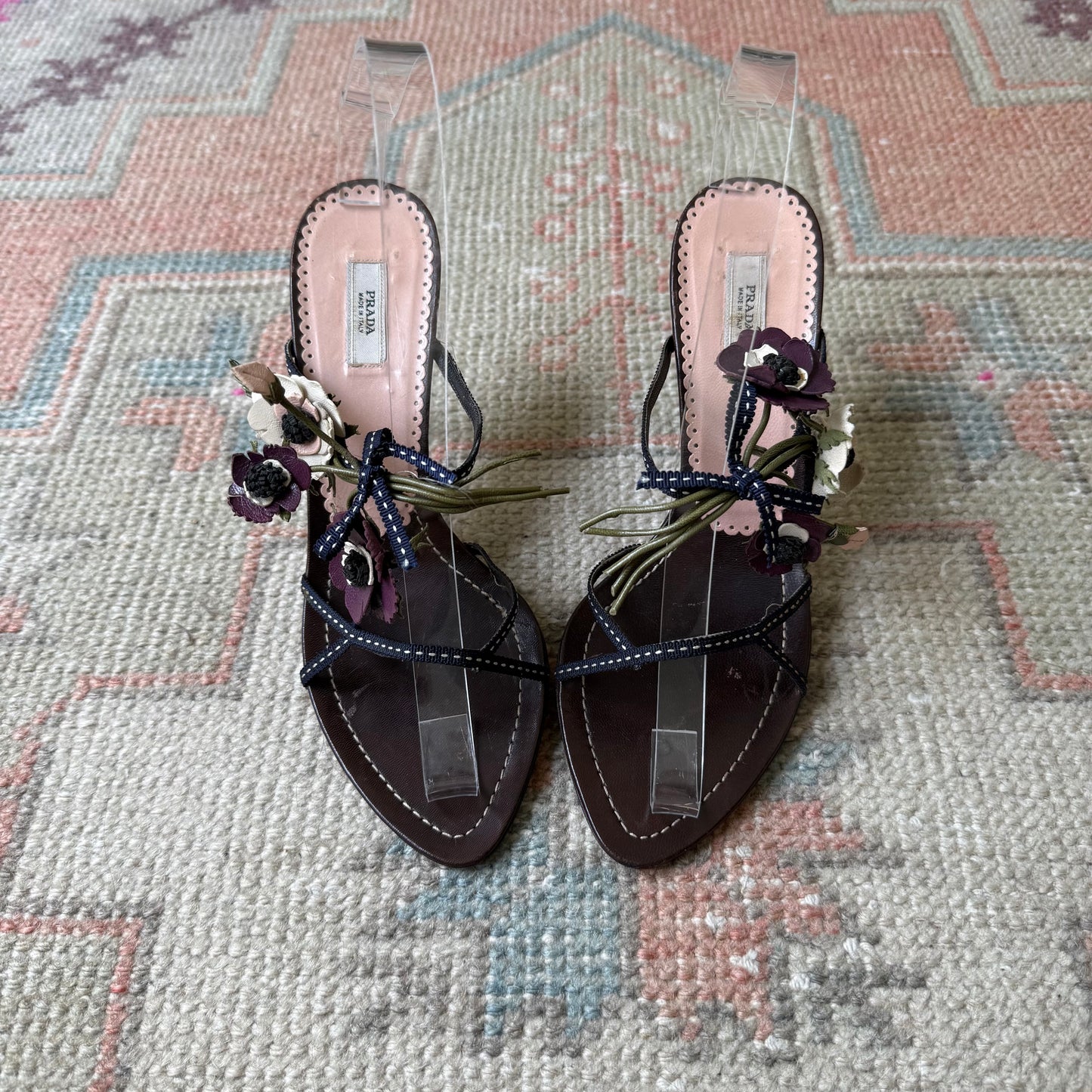 S/S2002 Prada Bouquet Sandals - US 6