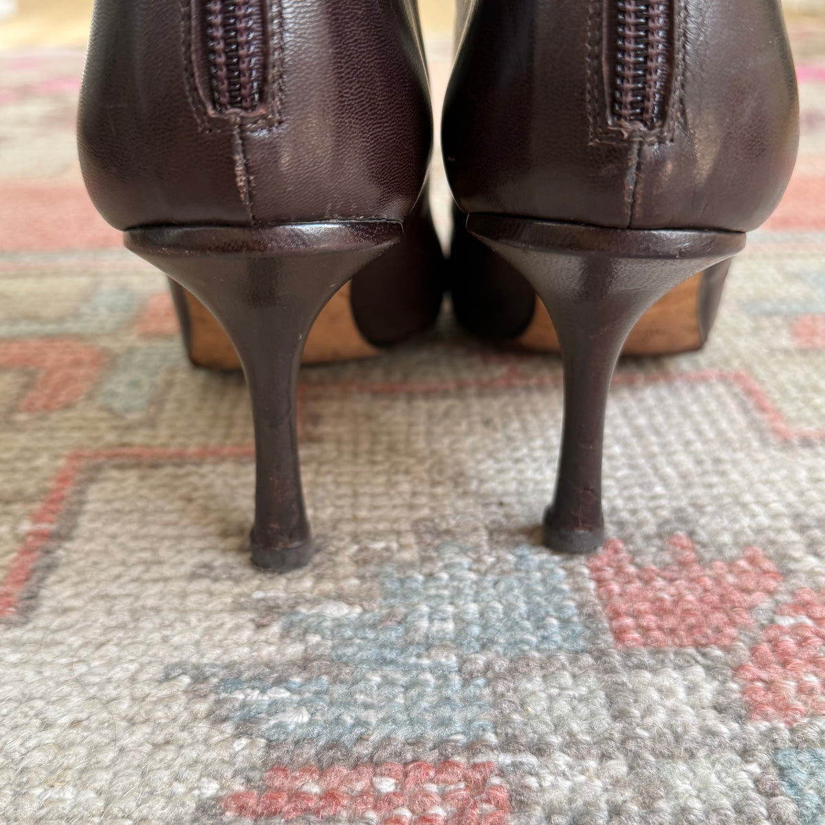 Y2K Jimmy Choo Chocolate Brown Kidd Boots - US 10-10.5