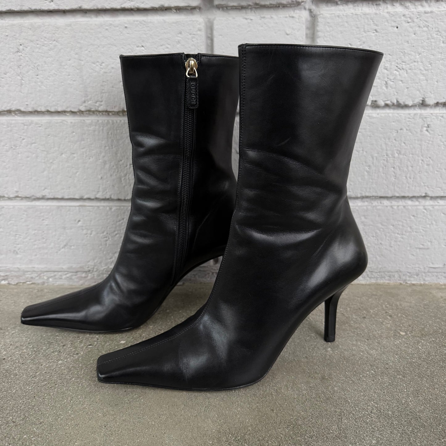 Tom Ford Gucci Black Leather “G” Boots - US 7