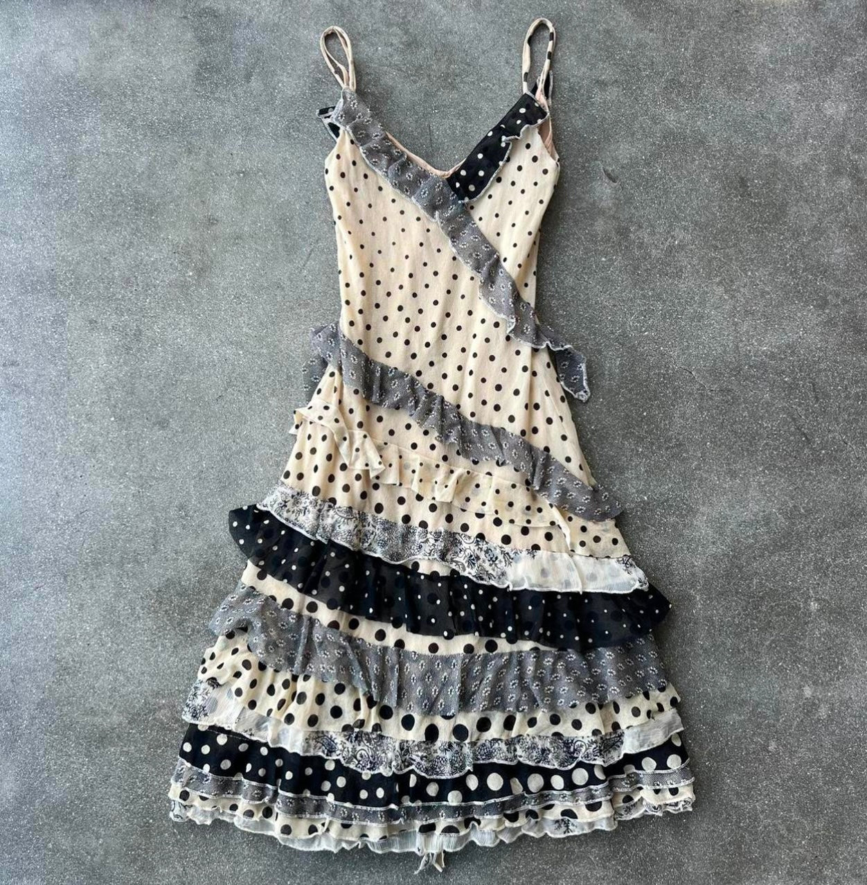 90s Fuzzi Polka Dot Dress