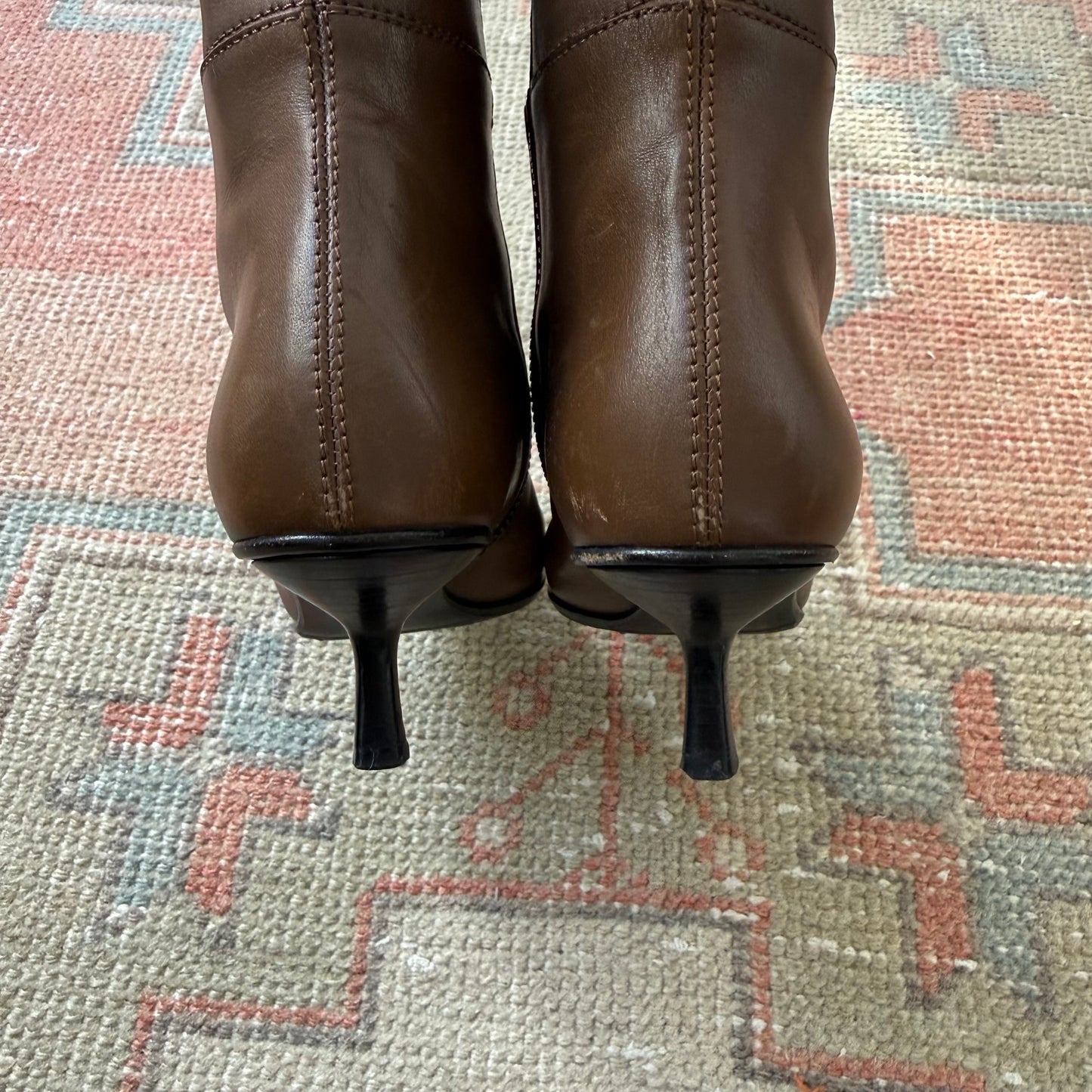 F/W2000 Tom Ford Gucci Cognac Boots - US 5