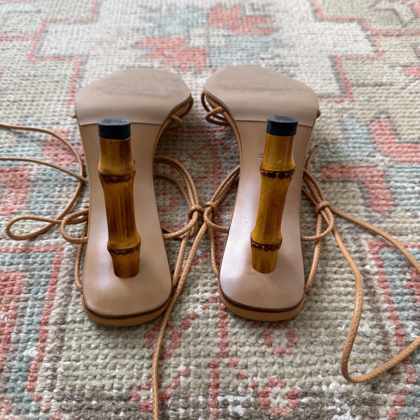 S/S2002 Tom Ford Gucci Bamboo Sandals - US 6.5-7