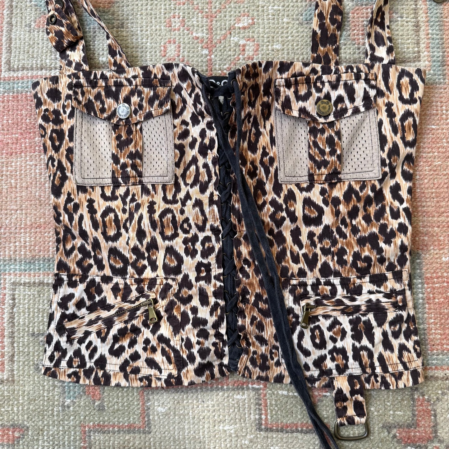 F/W2004 D&G Leopard Corset Top