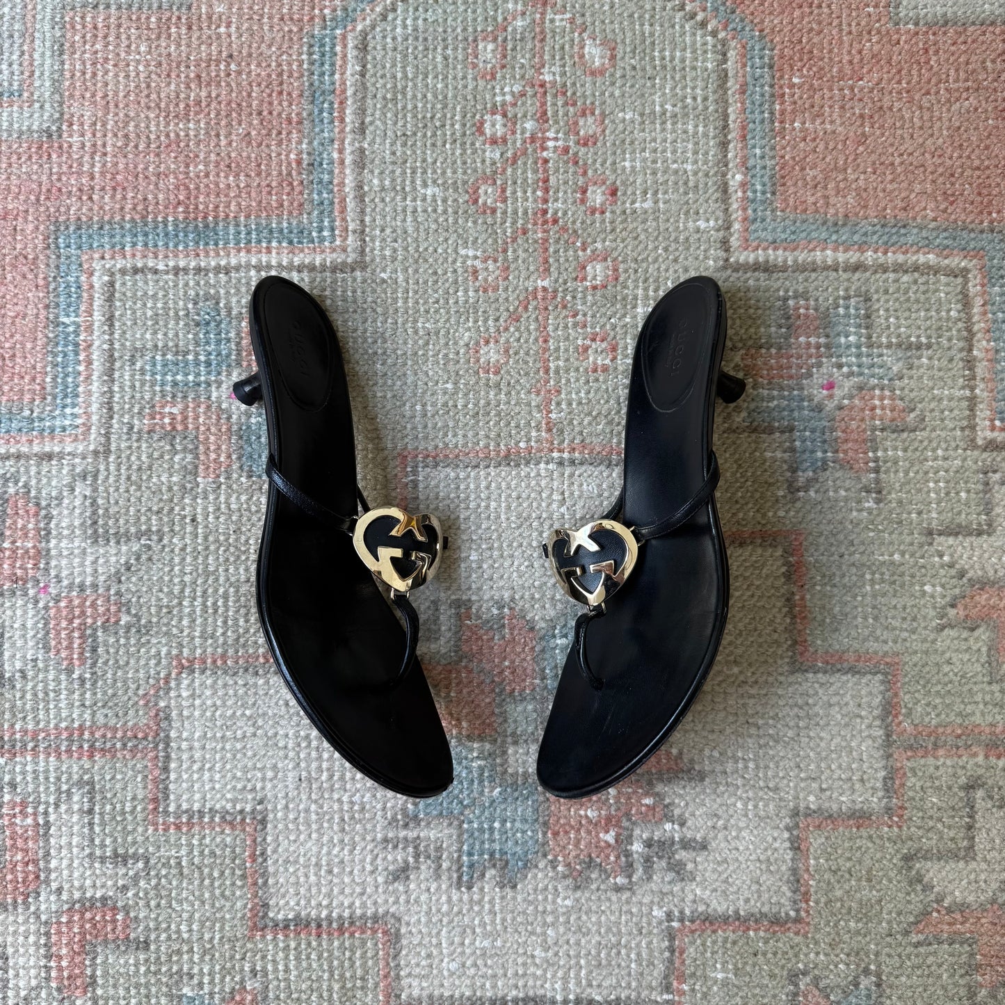 S/S2002 Tom Ford Gucci Heart Sandals - US 8-8.5