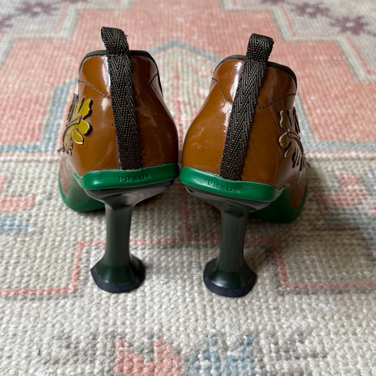 F/W1999 Foliage Peep Toe Heels - US 6