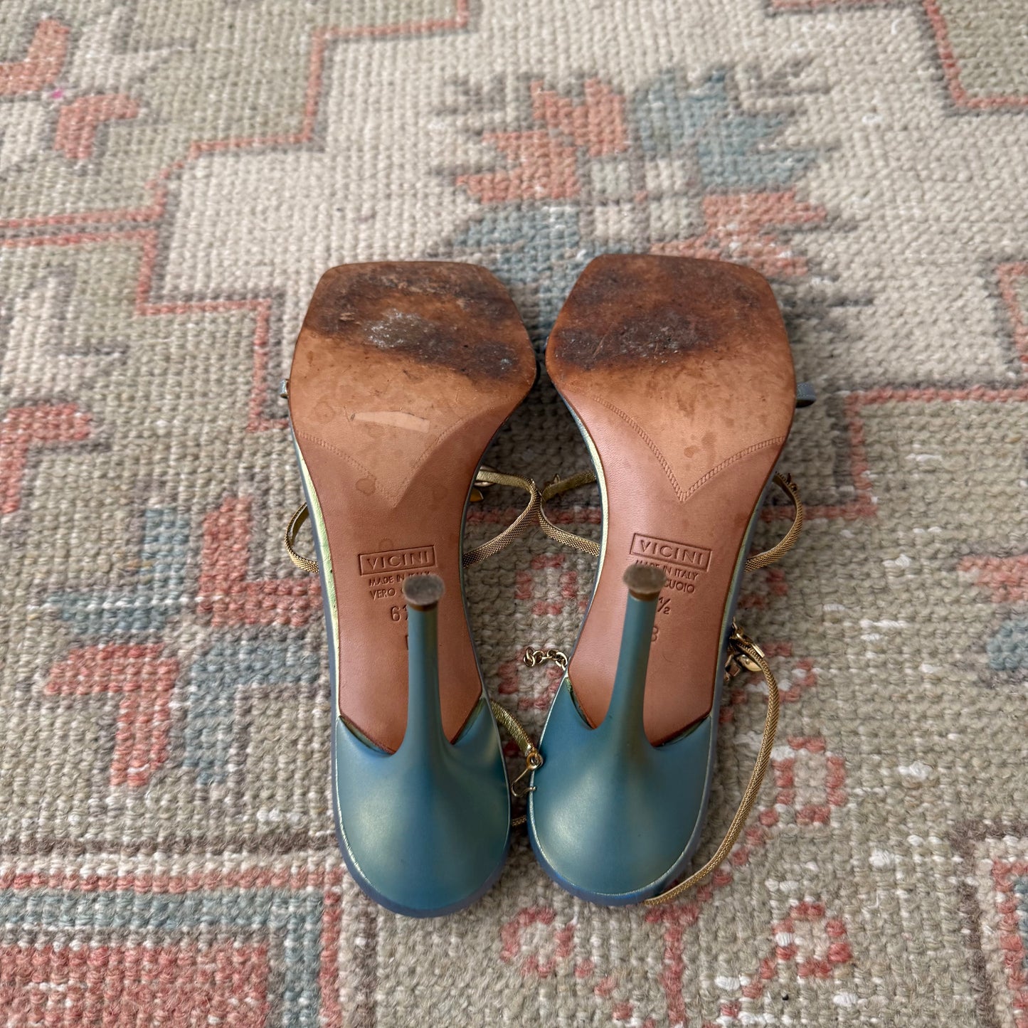 00s Giuseppe Zanotti Iridescent Beaded Heels - US 6.5-7