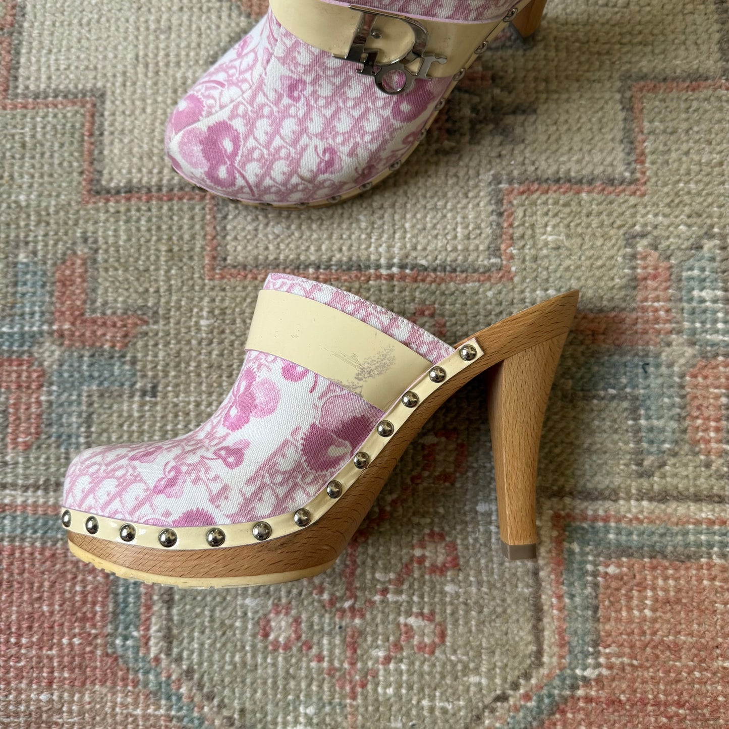 S/S2004 Galliano Dior Girly Clogs - US 6.5